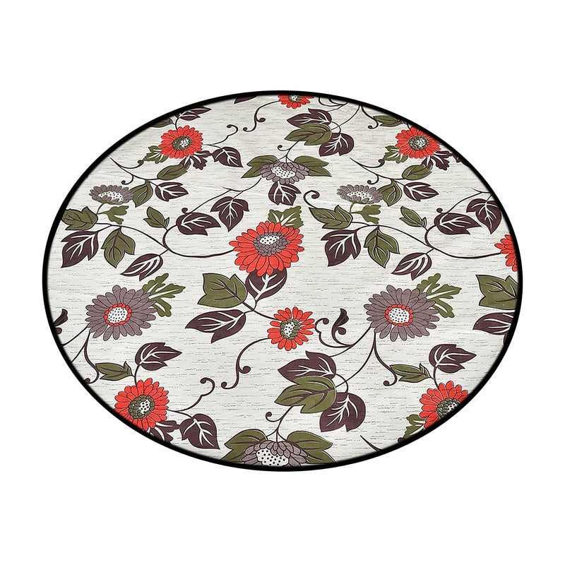 Khushimit® Water Resistant Baby Bed Sheet Protector || Baby Enjoy Food on Bed with Playing || Baby Playing Sheet || Picnic Mat for Baby with Stain Resistant || Size- 36 * 36 Inch || (Design-KM1001) - Image 5