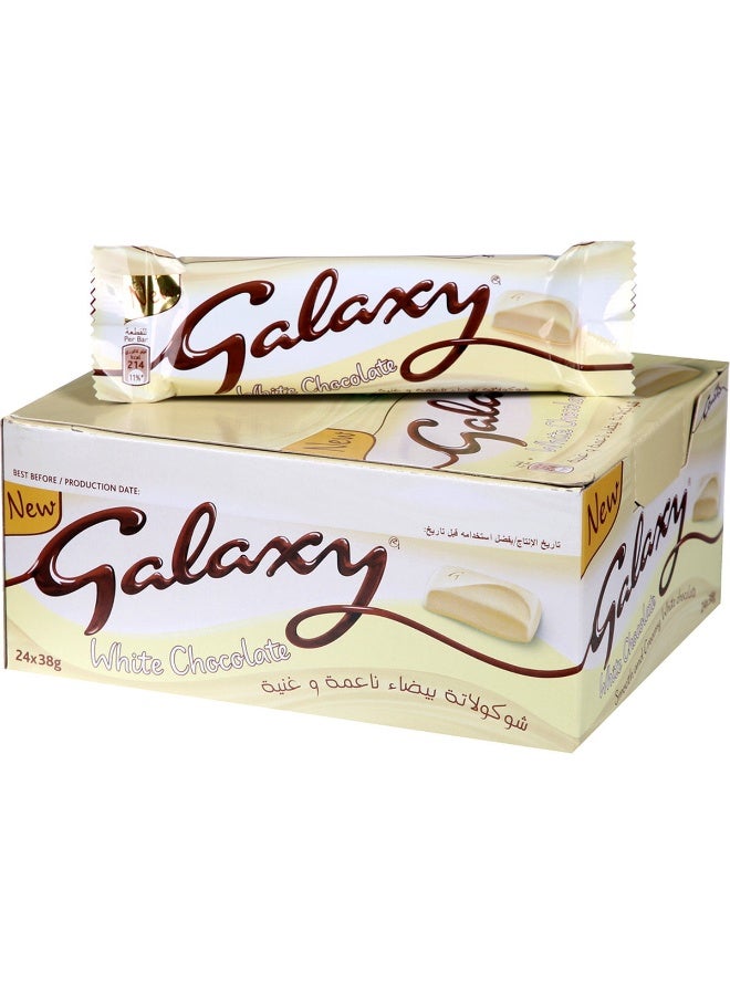Galaxy White Chocolate Bars, 38g x 24 - Image 3