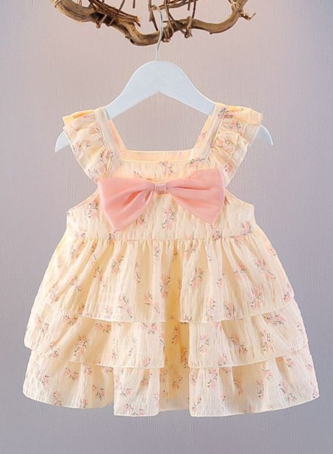YUNIQEE Floral Ruffled Sundress - Image 1