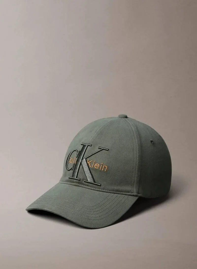 Layered Monogram Logo Graphic Baseball Cap