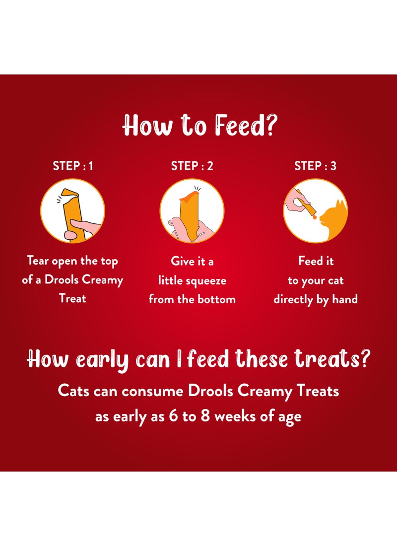 Drools علاجات القطط الكريمية القابلة للّعق بالتونة والبونيتو - Image 5