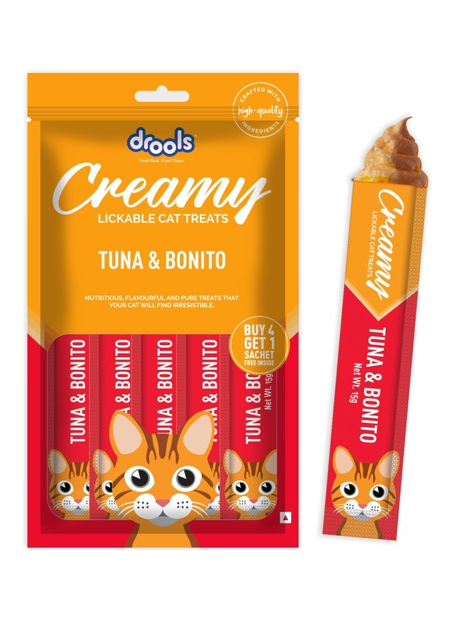 Drools Creamy Lickable Cat Treats Tuna & Bonito - Image 1