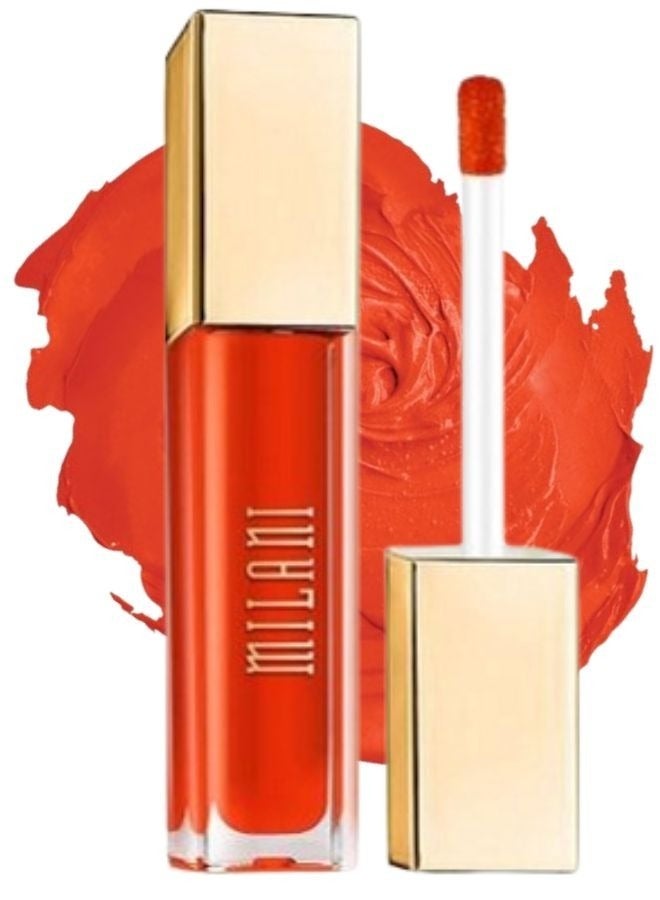 Milani Amore Matte Lip Crème, Shade Flame 21, 6g - Long-Lasting, Full Coverage Matte Liquid Lipstick - Image 1