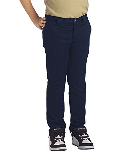 Dickies Kids Boys 8-20 Skinny Straight Pant, Dark Navy, 12 - Image 4