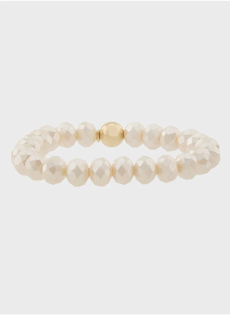 باكلي لندن Sparkle Glass Bead Bracelet