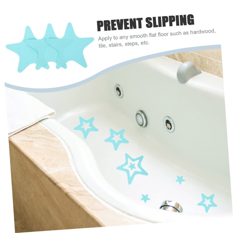 20Pcs Blue Star Bathtub Safety Stickers Non Slip Decals for Shower Tub and Smooth Surfaces - Image 3