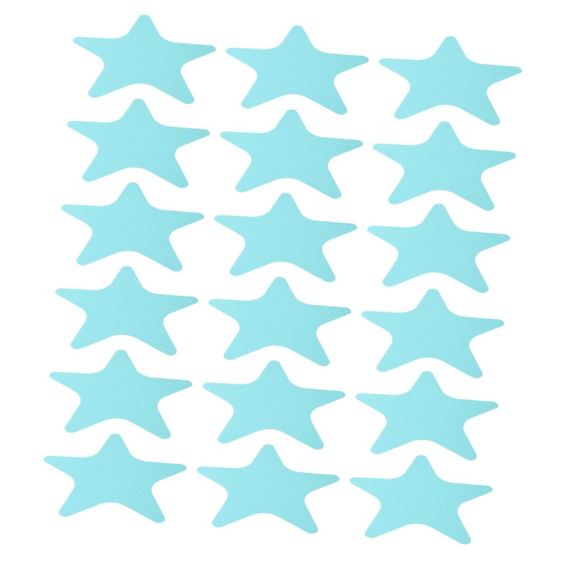 20Pcs Blue Star Bathtub Safety Stickers Non Slip Decals for Shower Tub and Smooth Surfaces - Image 2