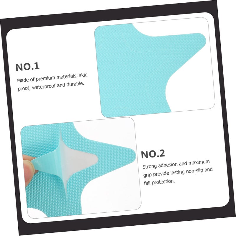 20Pcs Blue Star Bathtub Safety Stickers Non Slip Decals for Shower Tub and Smooth Surfaces - Image 4