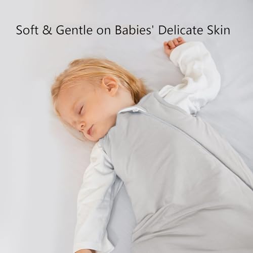 Okayinn BubblePanda Rayon Made from Bamboo Sleep Sack 18-24 Months 1.0 Tog Soft Toddler Sleeping Sack 2t for Babies 2-Way Zipper Baby Wearable Blanket - Image 4