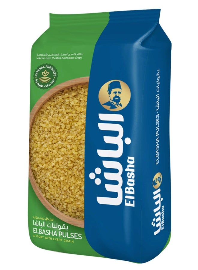 El Basha Soft Yellow Bulgur 800G, Cracked Wheat For Tabbouleh Kibbeh And Pilaf - Image 1