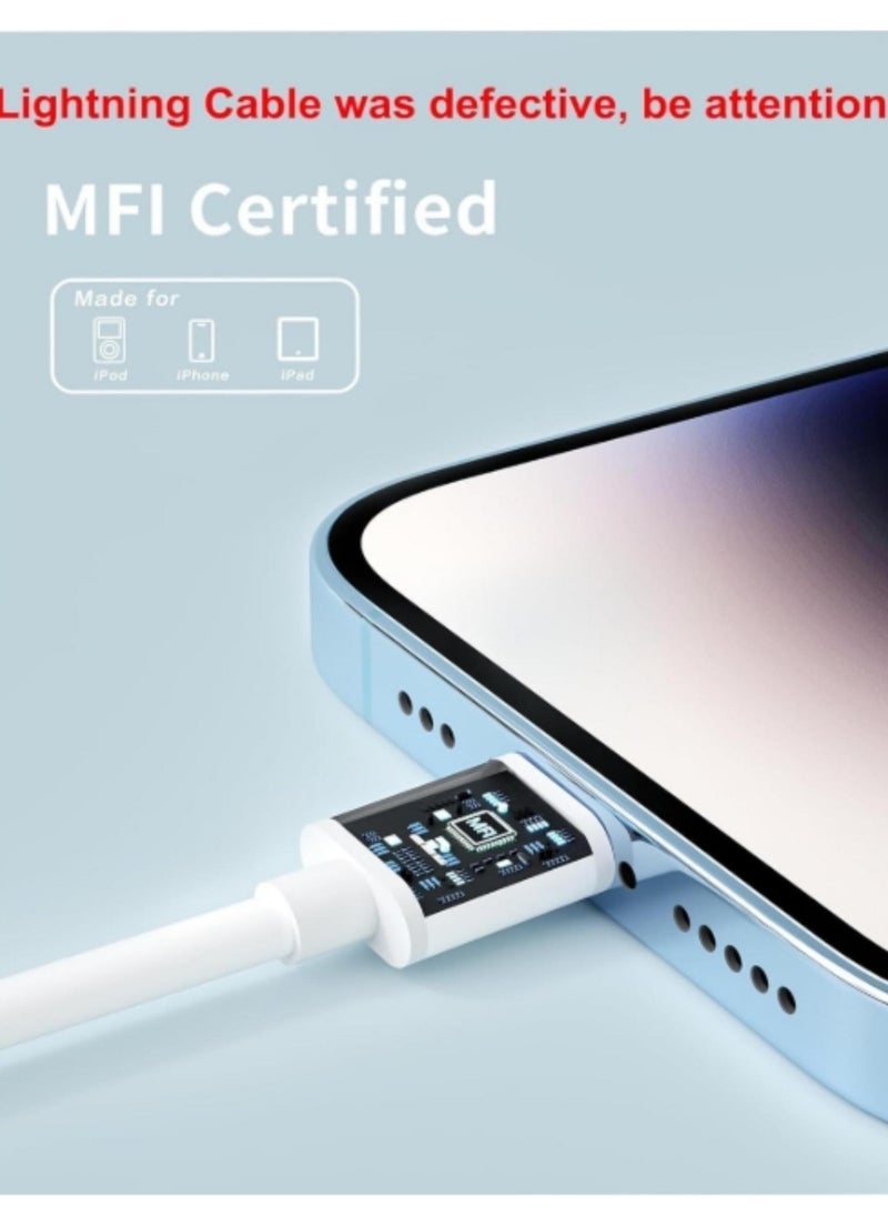 YLinkin - 35W PD Super Fast Charger With USB C to Lightning Cable ｜Smart IC Multi-Protection｜Multi-Device Compatibility (Smart phone/iPhone/iPad/ Digital Devices)｜Compact & Portable ｜White - Image 1