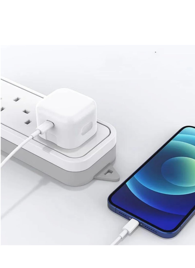 YLinkin - 35W PD Super Fast Charger With USB C to Lightning Cable ｜Smart IC Multi-Protection｜Multi-Device Compatibility (Smart phone/iPhone/iPad/ Digital Devices)｜Compact & Portable ｜White - Image 1