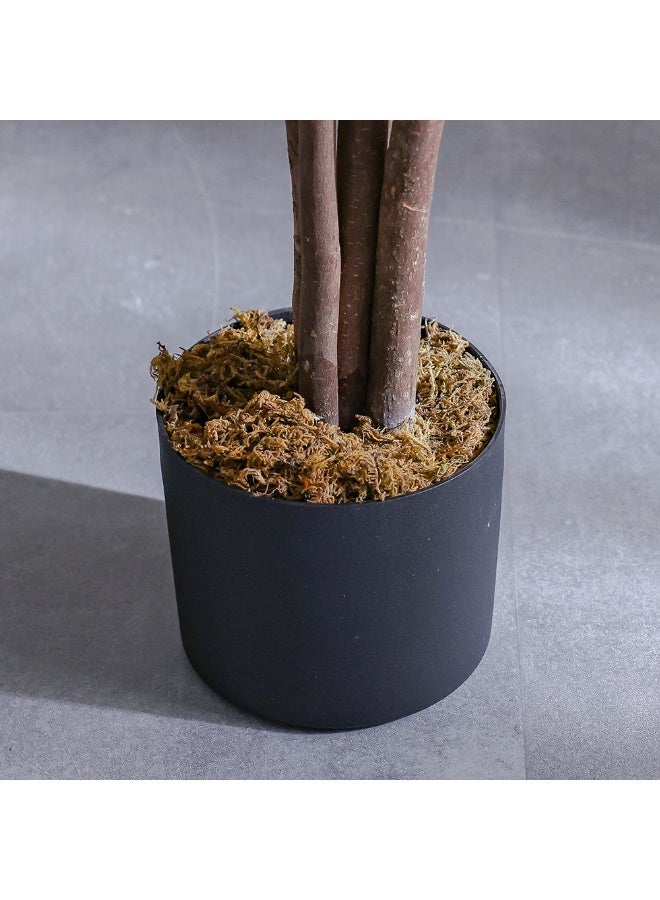 DANUBE HOME Olive Tree Artificial – 180 cm Realistic Faux Mediterranean Tree for Homes & Offices, Authentic Rustic Décor - Image 4