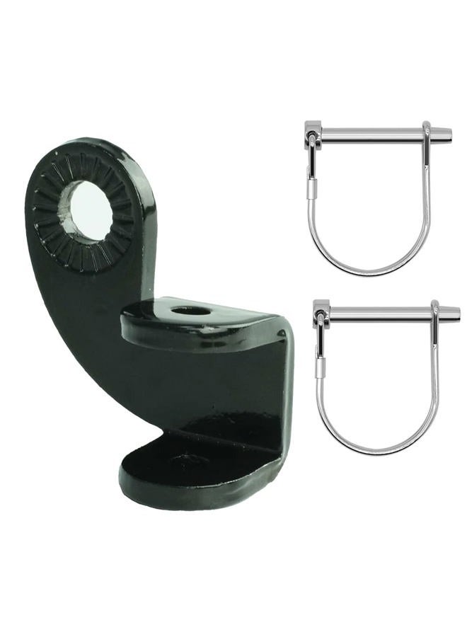 Thinvik 12.2MM Steel Hitch for Burley Trailer, Baby Bike Trailers Replace Attachment- for Burley Bee Bike Trailer Hitch Coupler Attachment Kid- Children Trailers Adapter Replacement Connector(90°) - Image 1