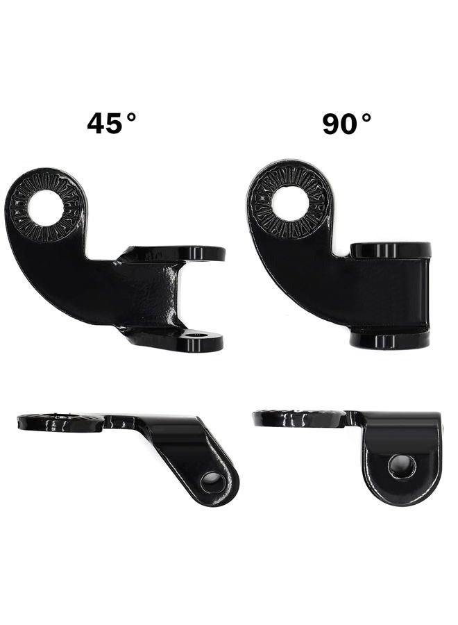 Thinvik 12.2MM Steel Hitch for Burley Trailer, Baby Bike Trailers Replace Attachment- for Burley Bee Bike Trailer Hitch Coupler Attachment Kid- Children Trailers Adapter Replacement Connector(90°) - Image 2