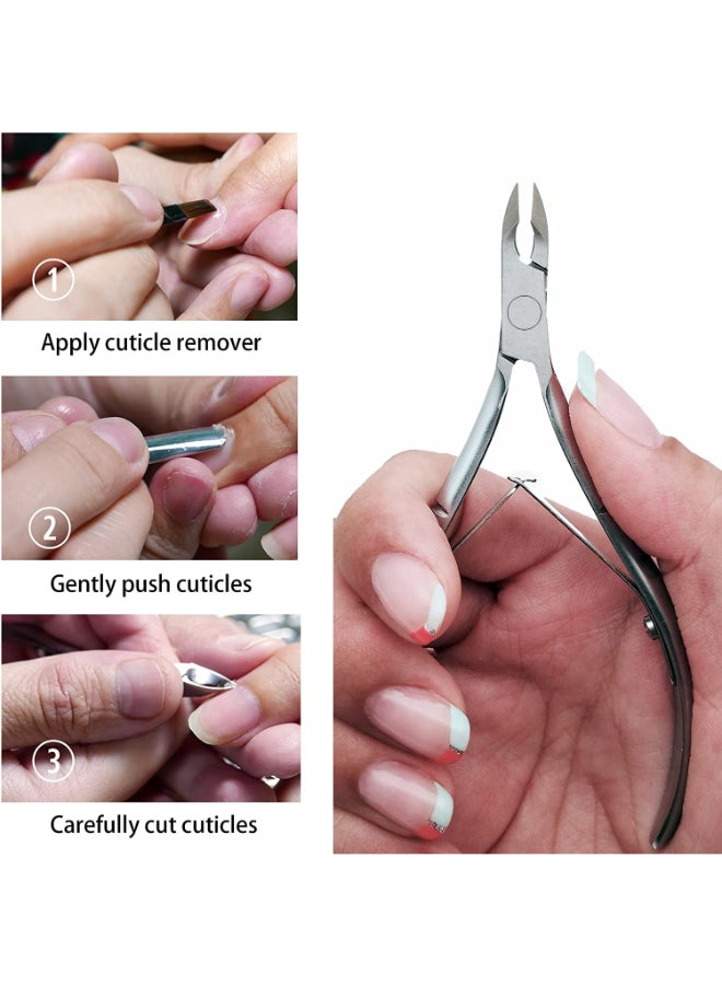 brunson مقص الجلد 14 6 مم مزيل الجلد للظفر مقص الجلد لتجميل الأظافر والقدمين مزيل الجلد الميت IL-02 - Image 4