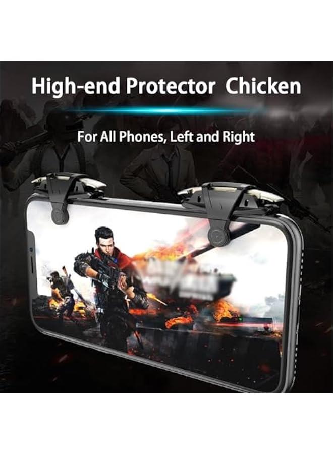 20 Pack Finger Sleeve Sets for Gaming Mobile Game Controller Thumb Sleeves with 2 Mobile L1R1 Game Triggers AntiSweat Breathable Touchscreen Sensitive Aim Joysticks Finger Set - Image 3