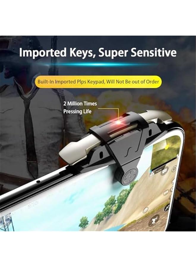 20 Pack Finger Sleeve Sets for Gaming Mobile Game Controller Thumb Sleeves with 2 Mobile L1R1 Game Triggers AntiSweat Breathable Touchscreen Sensitive Aim Joysticks Finger Set - Image 4