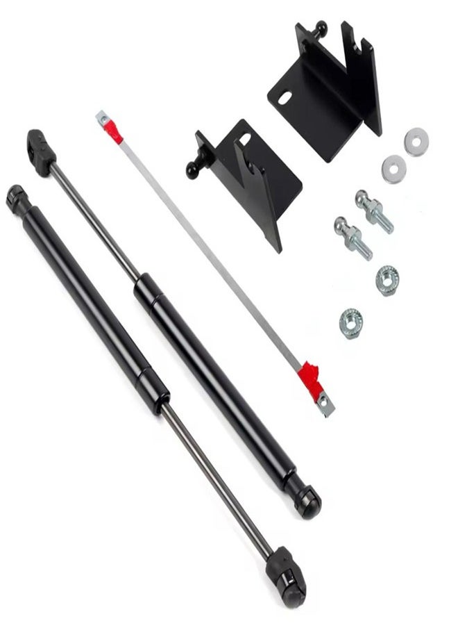 Generic Mitsubishi Pajero Bonnet Struts, Car Bonnet Gas Struts Kit for Pajero 2008-2023 Models, Front Hood Support Lift Springs With Mounting Brackets  - Image 5