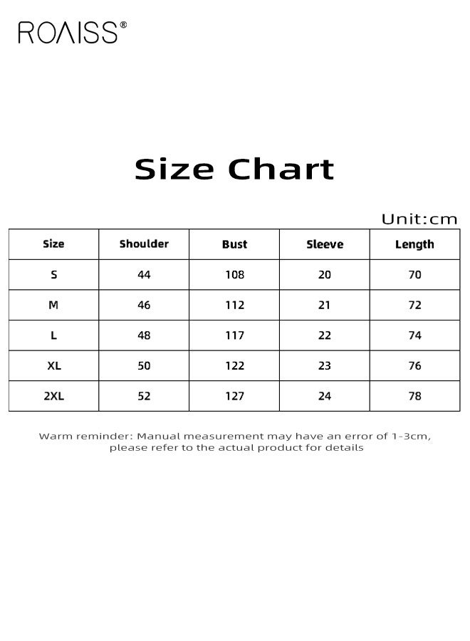 رويس قميص رجالي خفيف الوزن منقوش بتصميم كاجوال بأكمام طويلة مع ياقة منقوش وجيب على الصدر، بأزرار أمامية للربيع والخريف، مثالي للمكتب والملابس شبه الرسمية وغير الرسمية - Image 2