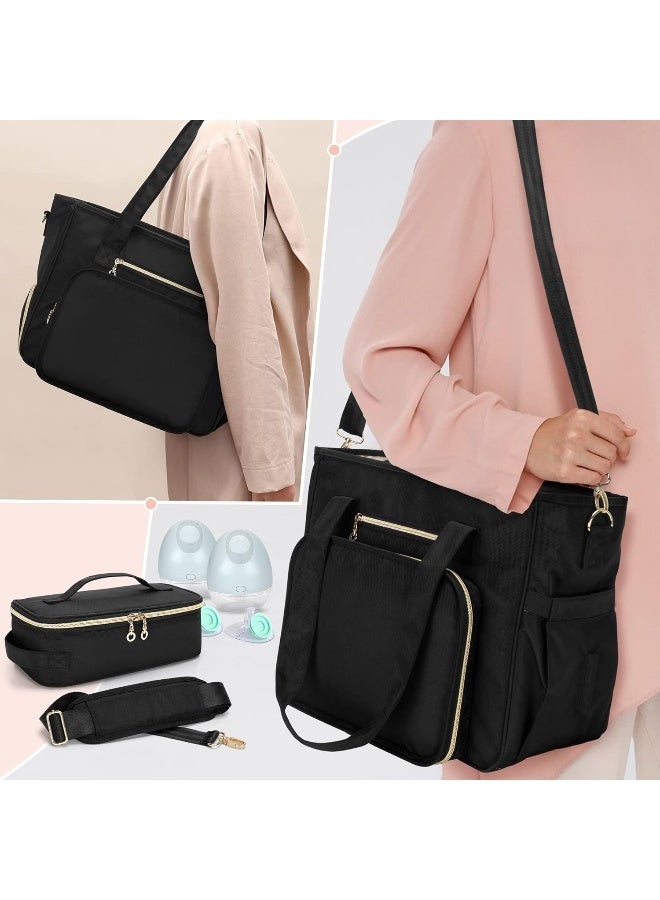 BAFASO Wearable Breast Pump Bag with Cooler and Laptop Sleeve - Image 4