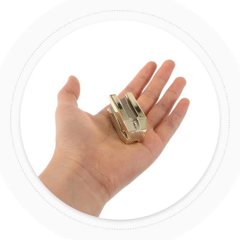 مجموعة مبراة أقلام الحواجب من Abaodam (قطعتان) مع أداة شحذ تجميلية دقيقة ذات رأس مسطح وفتحة متعددة الزوايا للمكياج الاحترافي وتشكيل الحواجب - Image 4