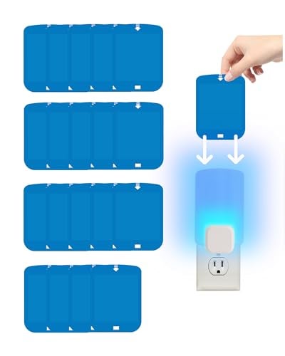 SHOOTING STAR 20 Pcs Refill Cartridges for Stem Flying Insect Light Trap, Replacement Glue Card Compatible with Wondercide Indoor Plug-in Blue Light Trap for Fly Bug Mosquito Gnat - Image 2