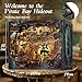 VORATHIS Book Nook Pirate Kit DIY Miniature House Kit for Adults Teens Dollhouse Booknook Bookshelf Insert Decor with LED Light 3D Wooden Puzzle Gifts for Family Friends - Image 4