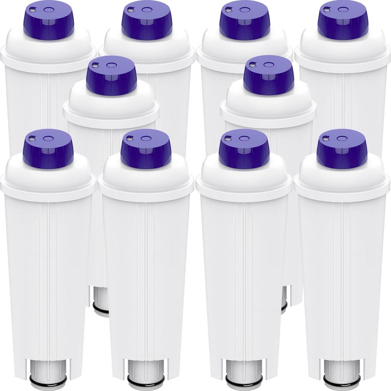 Aiitomg 10PCS Coffee Machine Water Filter for DeLonghi DLSC002 Water Filter for DeLonghi ECAM ETAM EC BC Series