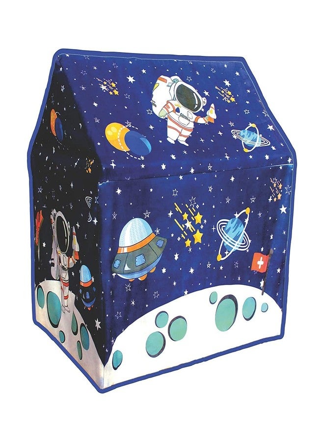 Panchani AKSHAR Creation Kids Space Theme Play Tent House, Space, Kids 5 +Years Hut Style Tent House for Boys and Girls - Image 1