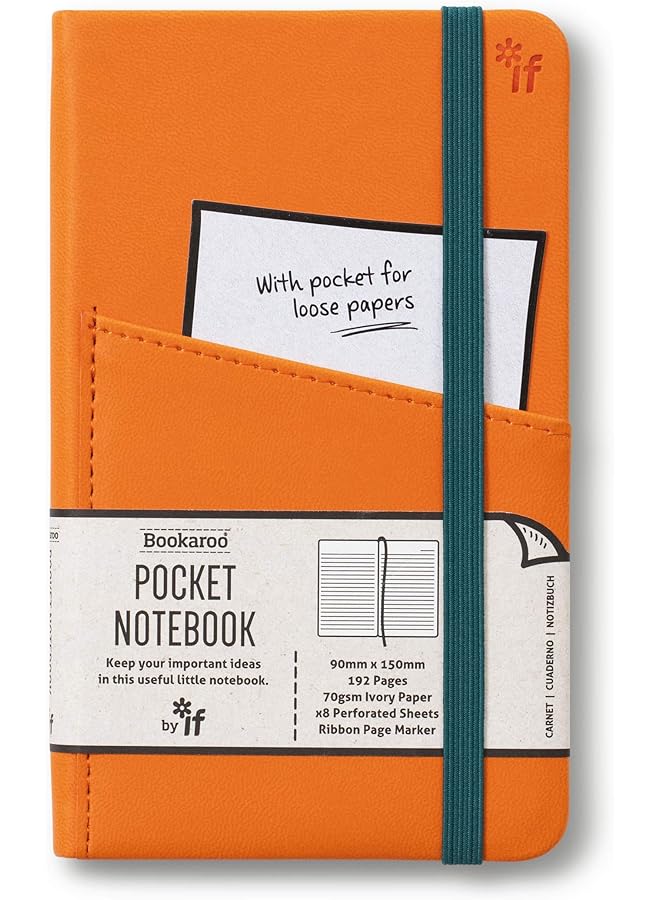 إيروريكس دفتر جيب A6 مجلة برتقالي - Image 1