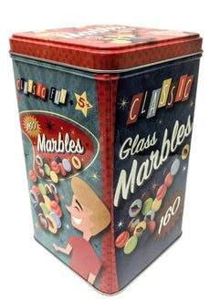 The Tin Box Company 160 Marbles in a Tin Box Nostalgia Toy Marble Games and Collectibles Tin 75 Tall 45 Width - pzsku/ZD81182BAFF4E3DD282ADZ/45/_/1726594853/a92cd8a7-0aba-48e9-924a-0d1a5bd1c05f