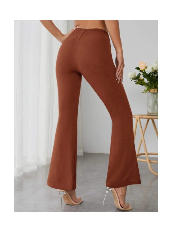 بونكا بنطلون بساق واسع خصر عالي - Image 2