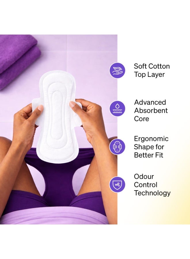 Namyaa Sanitary Pads XL 290mm – Extra Long, Ultra Thin, Winged & Leak-Proof Pads for Heavy Flow – Breathable, Rash-Free Comfort (40 Pads) - Image 2