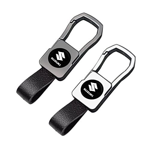 Greenworld Metal Scratch Proof Fob Key Heavy Duty Keychain Compatible With Suzu-Ki/Dzire/Swift/Breeza/Scross/Baleno/Alto/Wagonr/Xpresso/Ciaz/Igni (Black) - Image 5
