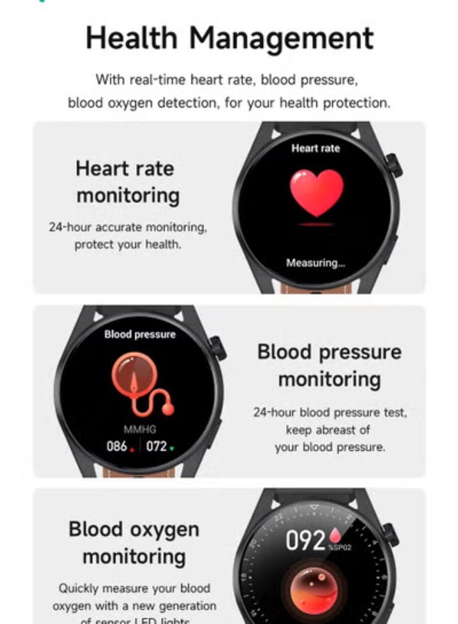 devia Smartwatch Pro 5 [Smartwatch] 1.36-inch screen, IP68 water resistance; 300mAh battery; FitCloudPro app - Image 2