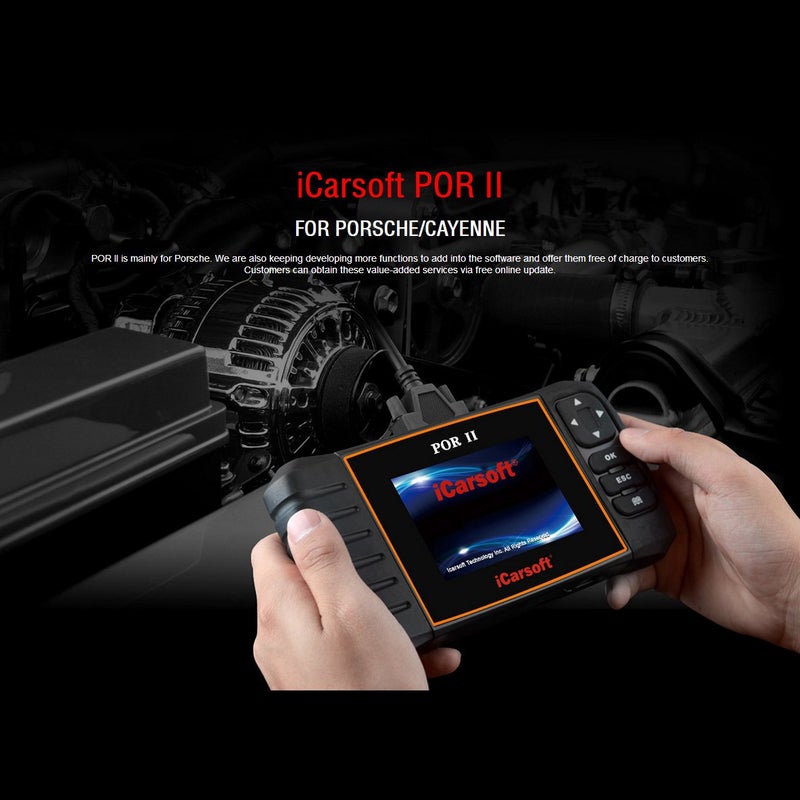 آي كار سوفت Icarsoft Por-Ii Porsche Obd-Ii أداة الماسح الضوئي متعددة الأنظمة Abs Srs - Image 2