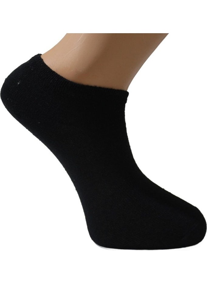 Seva 3 Pairs Women's Socks Socket Daily Black Socks  - Image 2