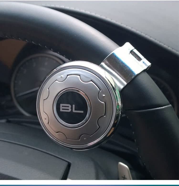 Marrone Steering Wheel Ball Knob Spinner Knob, Spinner Knob Steering Wheel, Car Universal Hand Control Steering Wheel Spinner Knob for Cars and Trucks. (Silver) - Image 4