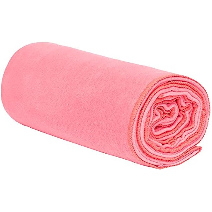 Shandali (Hand Towel - 16 X 26.5, Lemonade Pink) - Gosweat Non-Slip Hot Yoga Towel With Super-Absorbent Soft Suede Microfiber In Many Colours, For Bikram Pilates And Yoga Mats. - Image 3