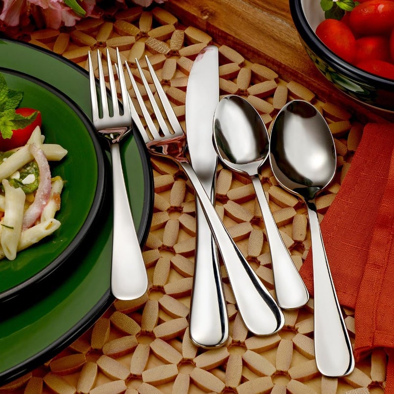 Liberty Tabletop Annapolis 20 Piece Flatware Set service for 4 stainless steel 1810 Made in USA - Image 3