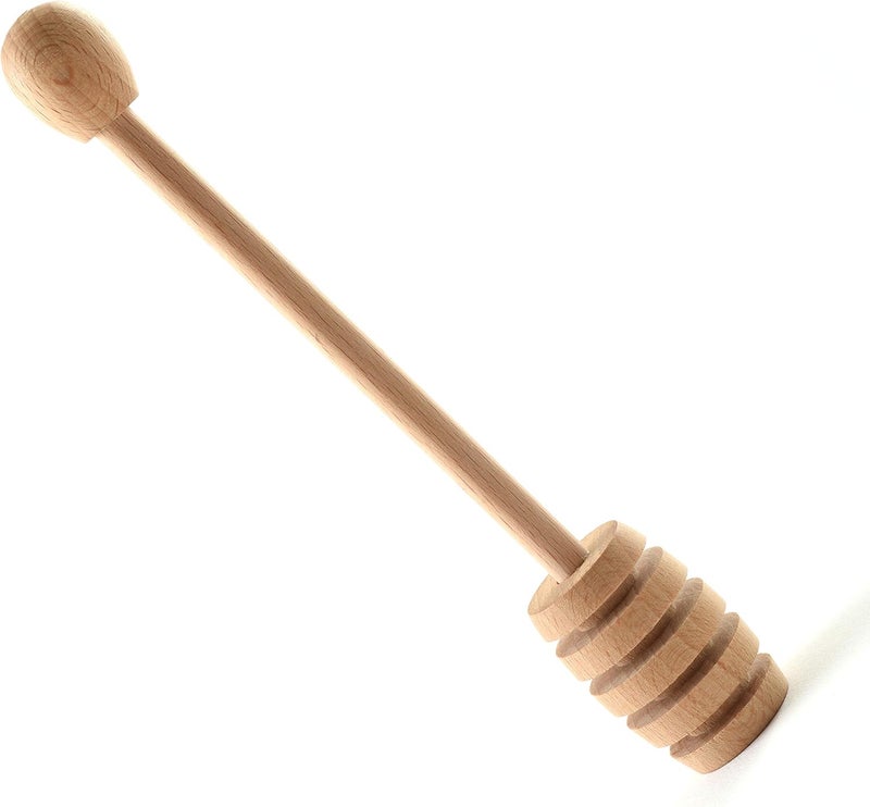 Norpro 7459 Beechwood Honey Dipper, Carded - Image 1