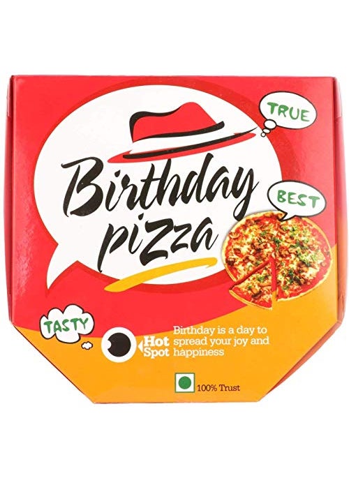 Saugat Traders Saugat Traders Unique Theme Birthday Greeting Card - Birthday Gift for Wife-Girlfriend-Sister-Friends-Husband-Brother-Best Friend (Pizza Theme) - Surprise Gift | Birthday Gifts  - Image 1