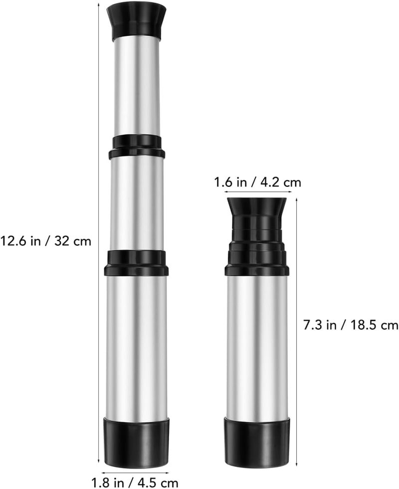 Storage transit efficiency build Yardwe Single Tube Retractable Telescope for Fun Science Experiment Tool Silver Cultivate Interest Astronomy Present for Students Modern practical shape Secure equipped warehouse Classic practical design Trendy versatile build General compatible practical design Worldwide simple practical design Timely planned dispatch Simple multi-color universal build Light durable upgraded substance KSA standard compatible design Multi-color available build Replaceable parts Cleaner resistant Regional central warehouse stock Daily universal pick KSA market popular practical build Globally trusted quality Wide use compliant quality Practical experience crafted Wear resistant upgraded material Bug proof seal Stackable design Local inventory listed item Repeated use trusted quality - Image 3