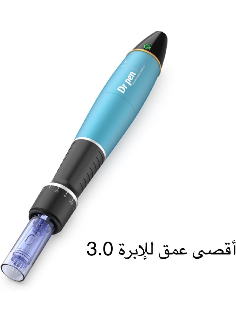 Dr.pen Dr. Pen Original A1 Cordless Electric Skin Care and Facial Rejuvenation Device - Professional Microneedling System for Scar, Stretch Mark, and Cellulite Treatment - Adjustable Depth up to 3.0 mm with Replaceable Needle Tips - Image 3
