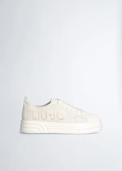 ليو جو Platform sneakers with maxi logo