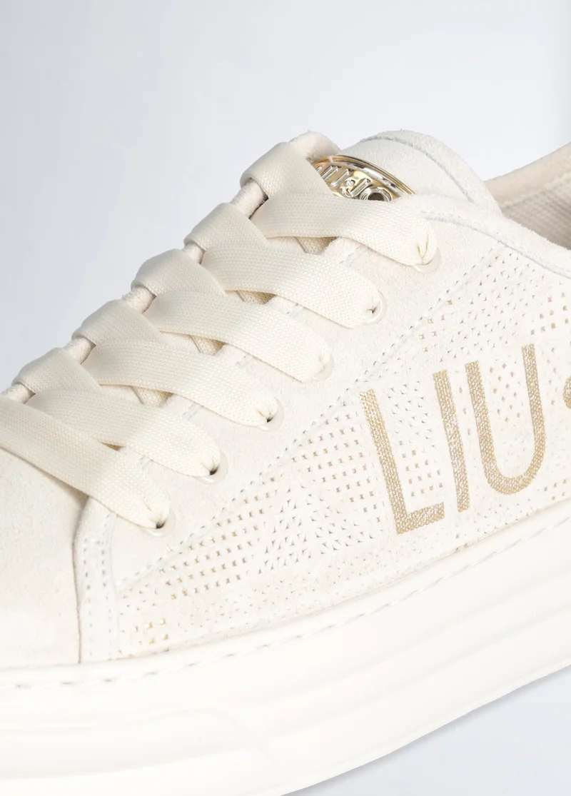 ليو جو Platform sneakers with maxi logo