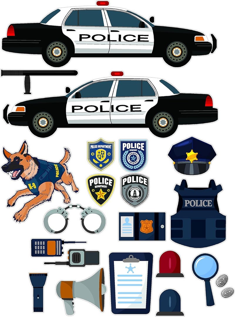Epic Designs Police Car Equipment Stickers