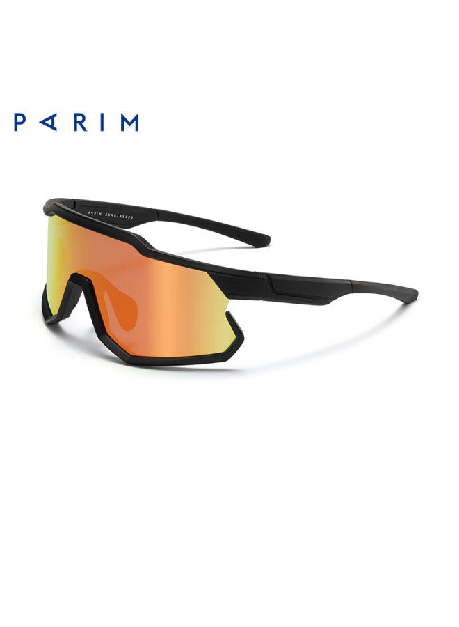 Parim Sports Cycling Windproof Sungl, Uv Protection Gl, Outdoor Hiking Goggles, B01 Black Frame With Red Lenses - Image 3