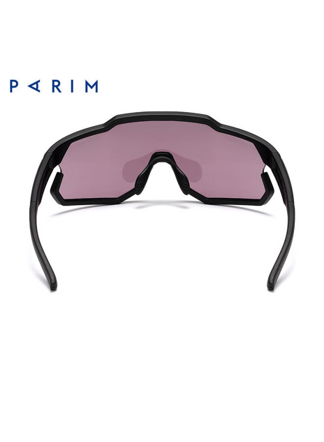 Parim Sports Cycling Windproof Sungl, Uv Protection Gl, Outdoor Hiking Goggles, B01 Black Frame With Red Lenses - Image 5